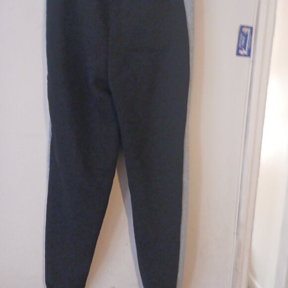 Galaxy Harvic Women's Loose-Fit Fleece Joggers Side Trim Black/Grey Size L - Picture 6 of 9